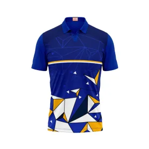 Next Print Customized Polo Neck Royal Blue Jersey NPTS41