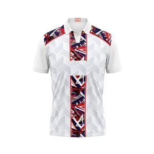 Next Print Customized Polo Neck White Jersey NPTS71