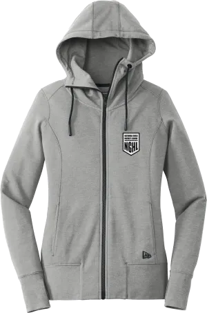 NGHL New Era Ladies Tri-Blend Fleece Full-Zip Hoodie