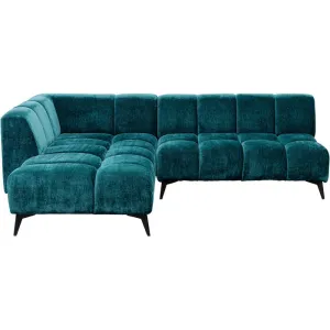 Nia Dark Green Corner Sofa