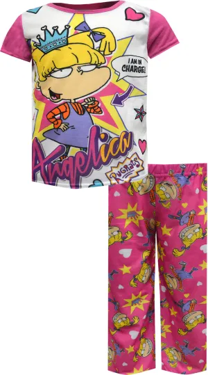 Nickelodeon Rugrats Angelica I am in Charge Girls Pajama