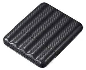 Night Carbon Fiber Cigar Case - Holds 5 cigars