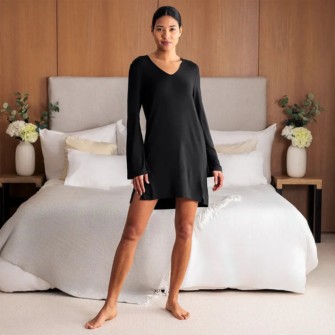 Night Dress V-Neck — NATTWELL™