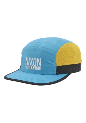 Night Runner Strapback Hat - Aqua / Yellow