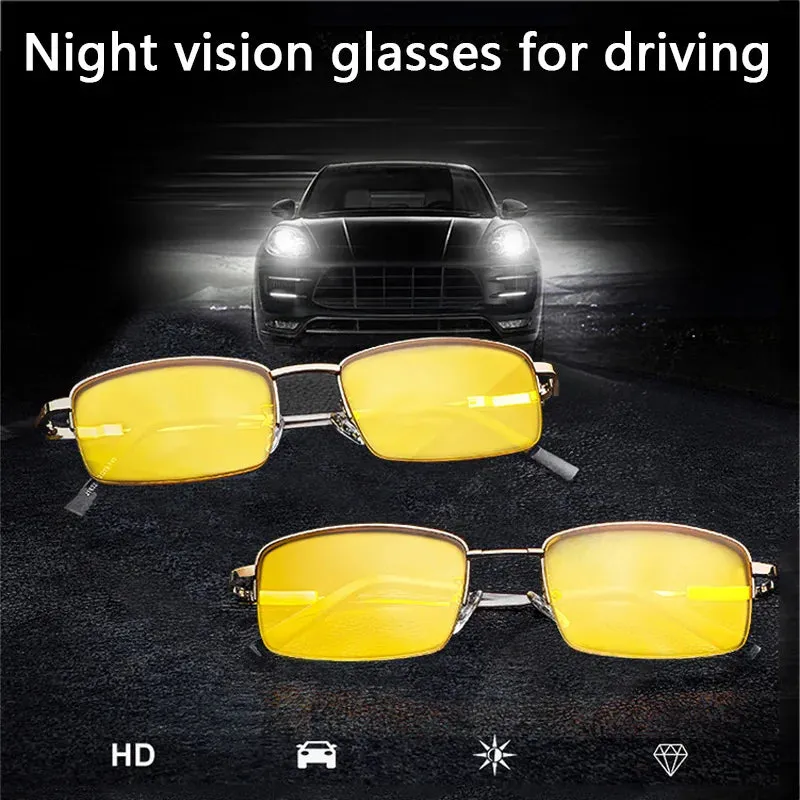 Night Vision Progressive Multifocal Reading Glasses for Driving