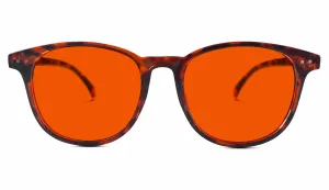 NightFall Billie Blue Blocking Glasses - Tortoise - Prescription