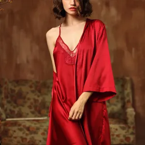 Nightgown lace thin pajamas