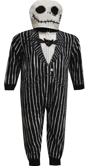 Nightmare Before Christmas Jack Skellington Boys One Piece Pajama