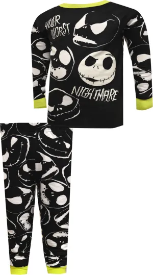 Nightmare Before Christmas Jack Worst Nightmare Halloween Pajama