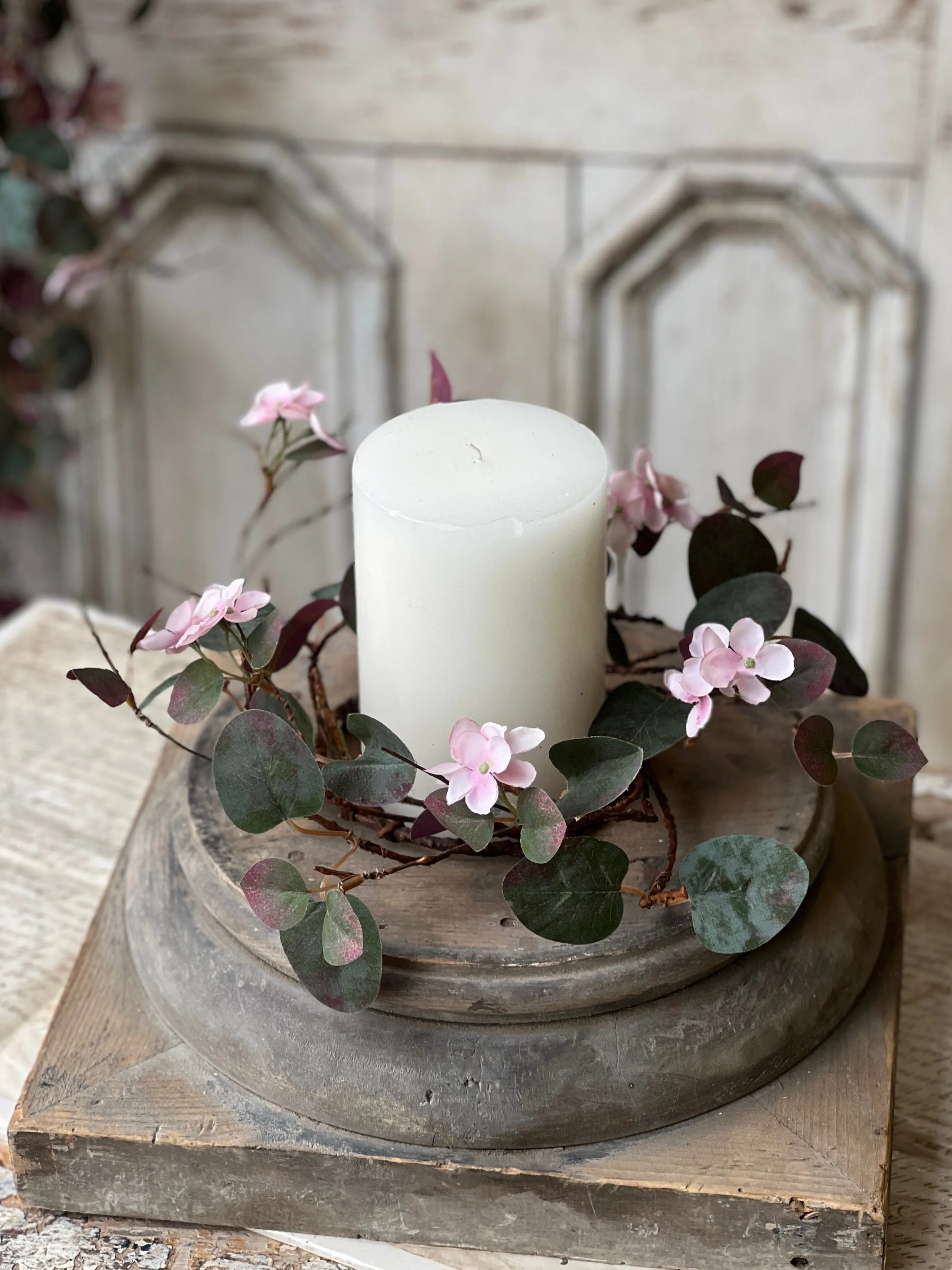 Nightshade Blossoms Candle Ring | 12" | NOT CURRENTLY IN STOCK-New For Spring 2025!