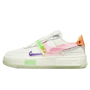 Nike Air Force 1 Fontanka sneakers, green/white/pink