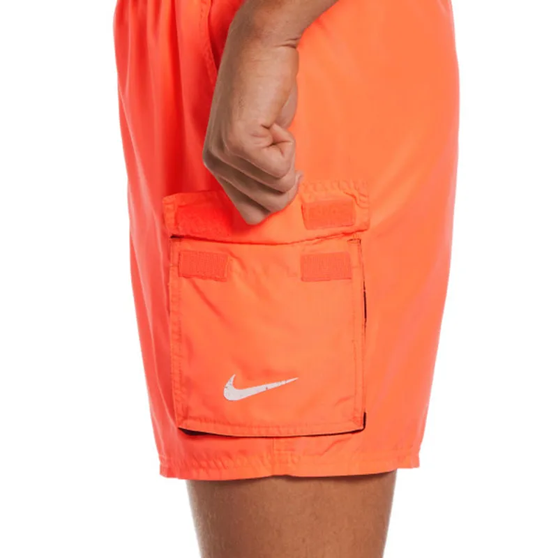 Nike - Belted Packable 5" Volley Short (Bright Mango)