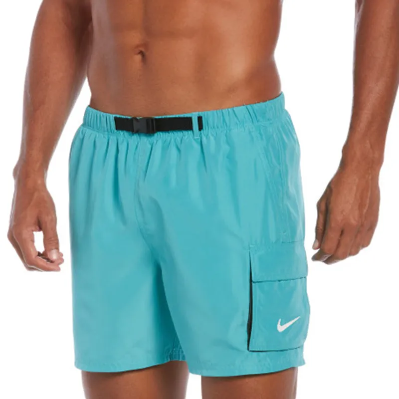 Nike - Belted Packable 5" Volley Short (Washed Teal)