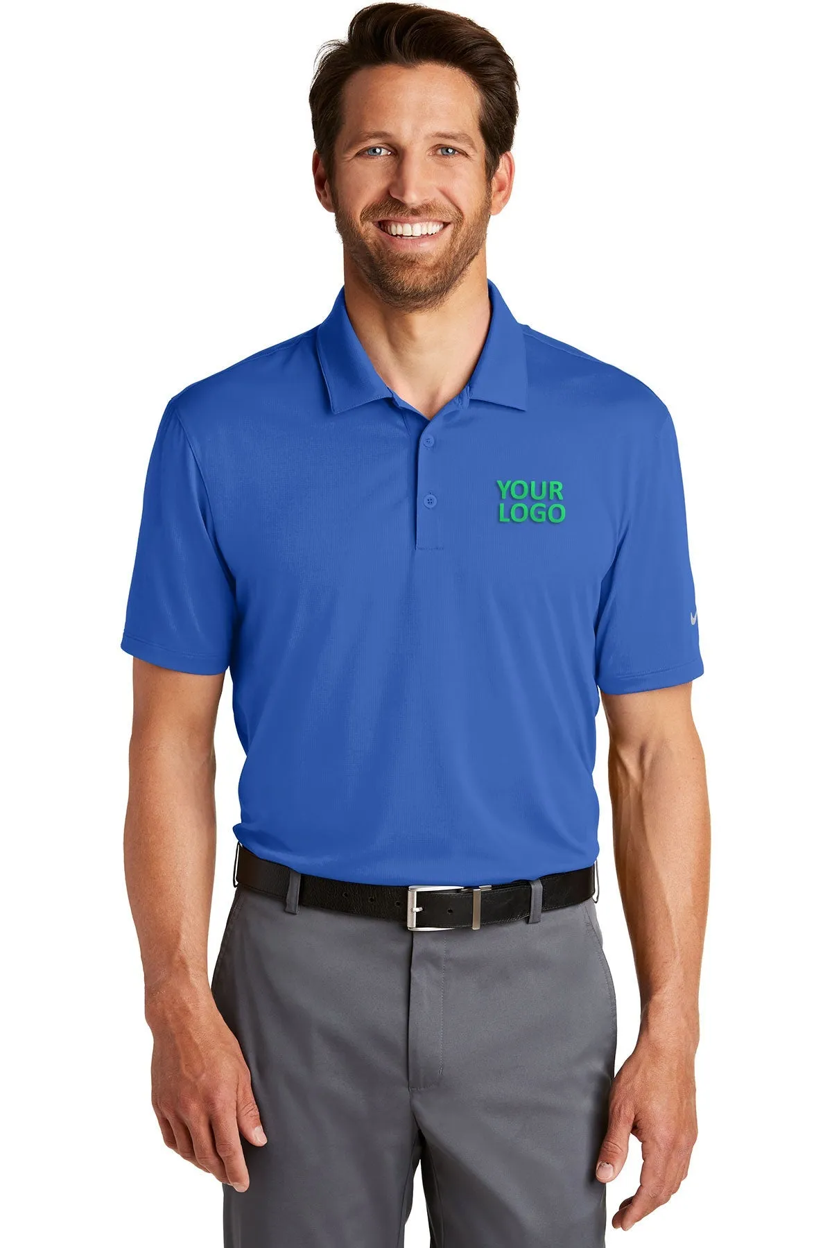 Nike Dri-FIT Legacy Customized Polos, Game Royal