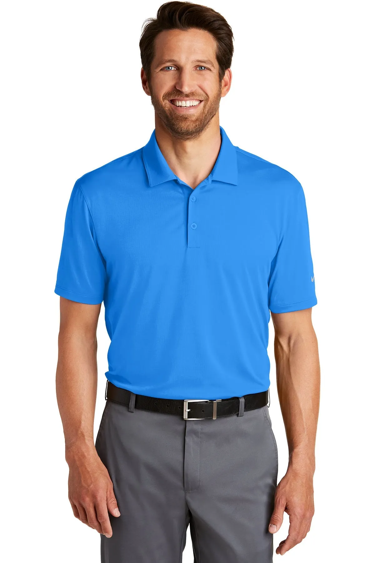 Nike Dri-FIT Legacy Customized Polos, Light Photo Blue