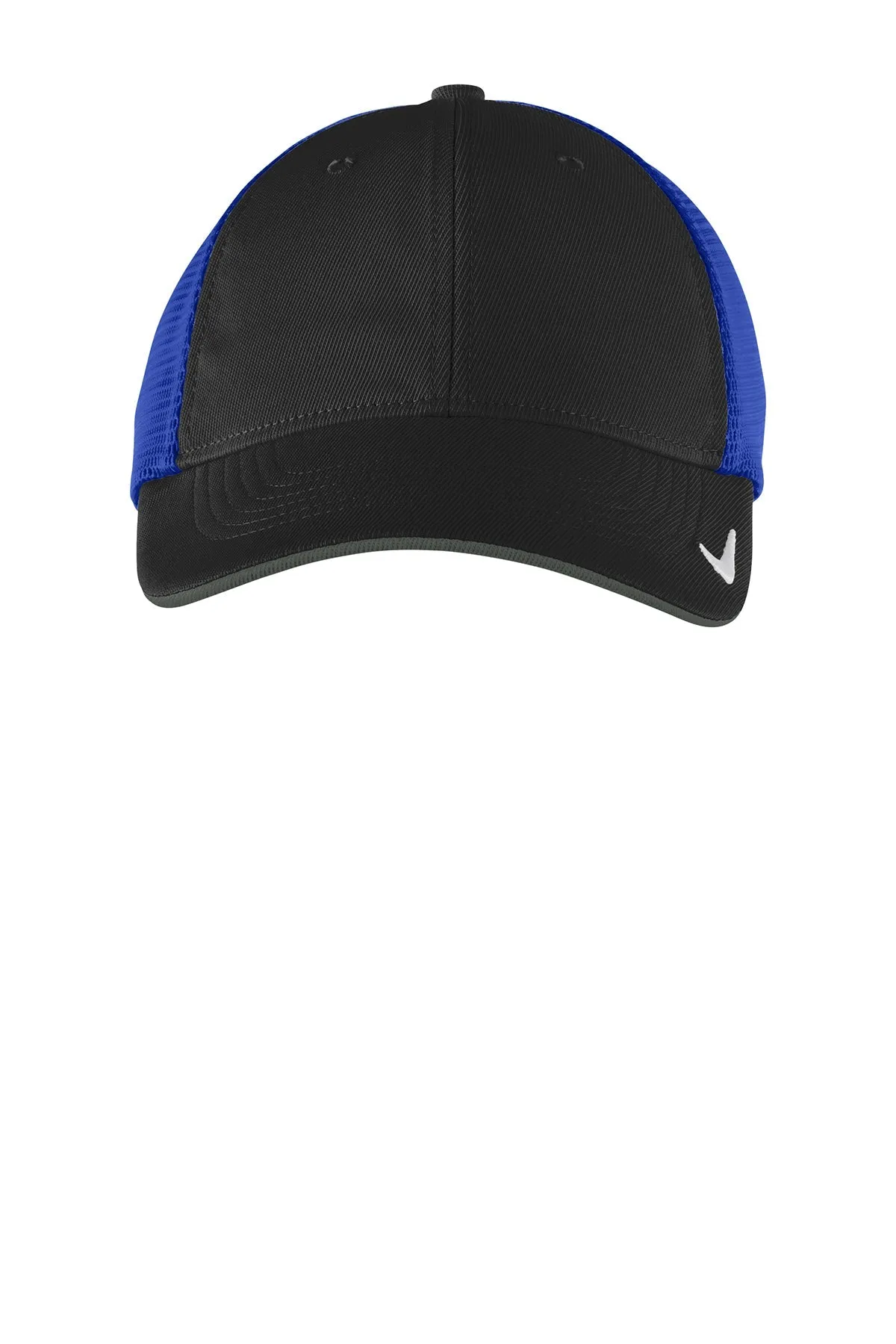 Nike DriFIT Mesh Back Custom Caps, Black/ Game Royal