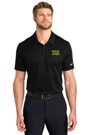 Nike Dry Essential Customized Polos, Black