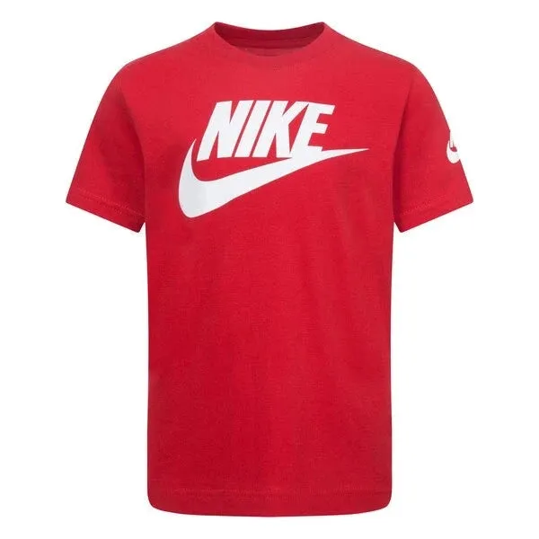 NIKE KID'S FUTURA EVERGREEN RED TEE