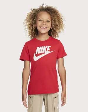 NIKE KID'S FUTURA EVERGREEN RED TEE