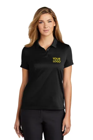 Nike Ladies Dry Essential Customized Polos, Black