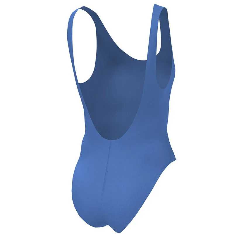 Nike - Multi Logo U-Back One Piece (Pacific Blue)