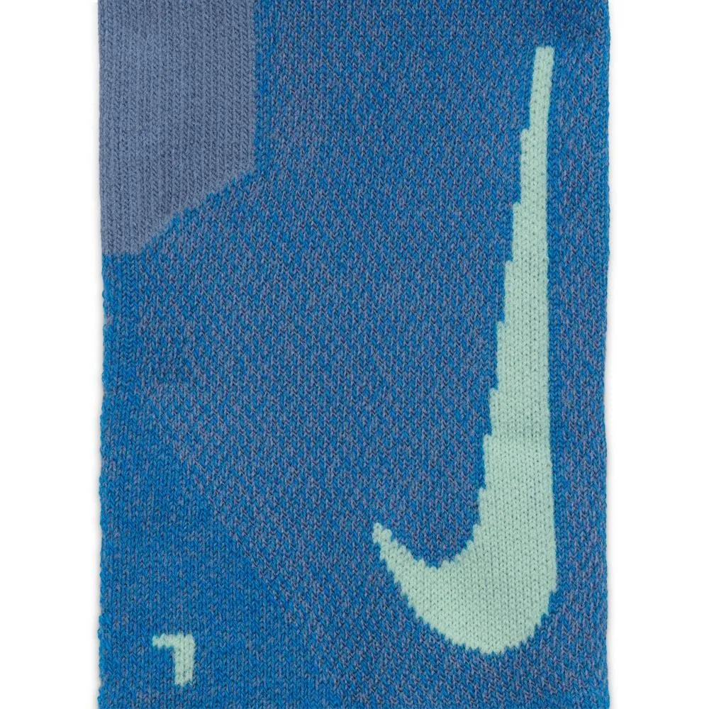 Nike Multiplier No-Show 2 Pack Socks - Blue