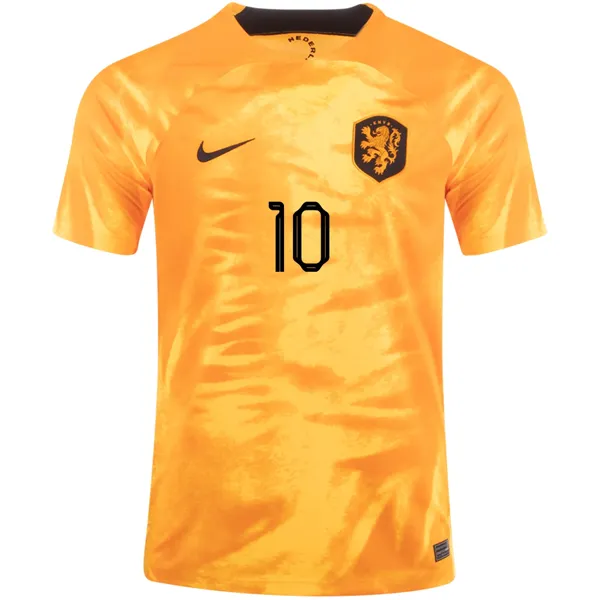 Nike Netherlands Memphis Depay Home Jersey 22/23 (Laser Orange/Black)