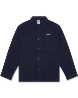 Nike SB All-Over-Print Skate Chore Coat - Midnight Navy/White