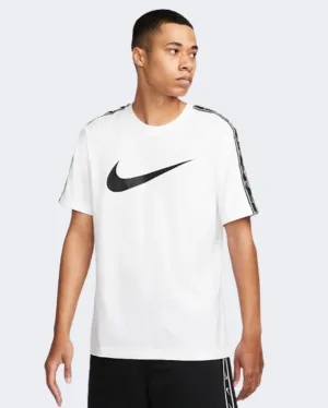 Nike Sportswear Repeat Men Lifestyle T-Shirt White/Black Dx2032-100