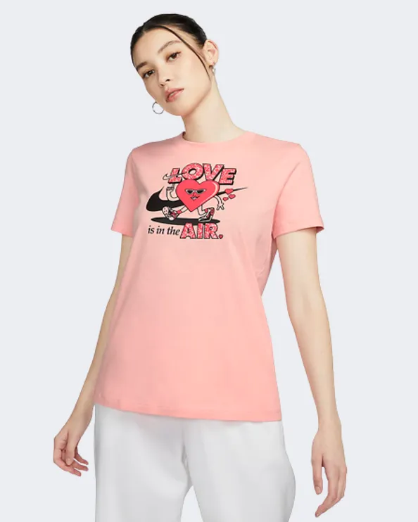 Nike Sportswear Women Lifestyle T-Shirt Bleached Coral