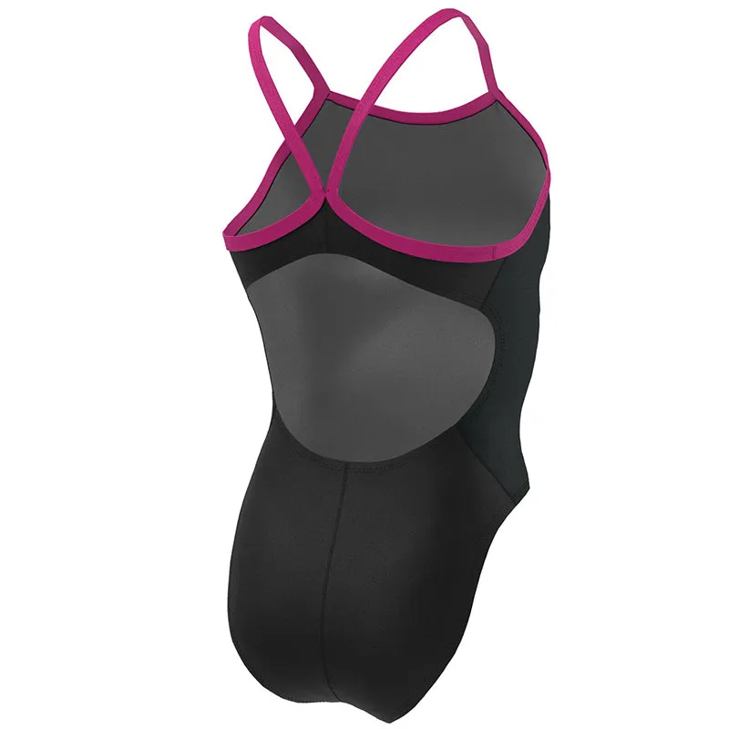 Nike - Swim Women's Solid Racerback One Piece (Pink Prime)