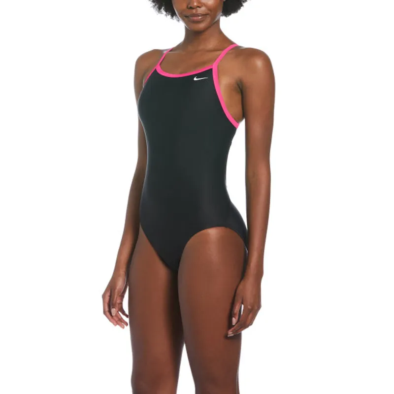 Nike - Swim Women's Solid Racerback One Piece (Pink Prime)