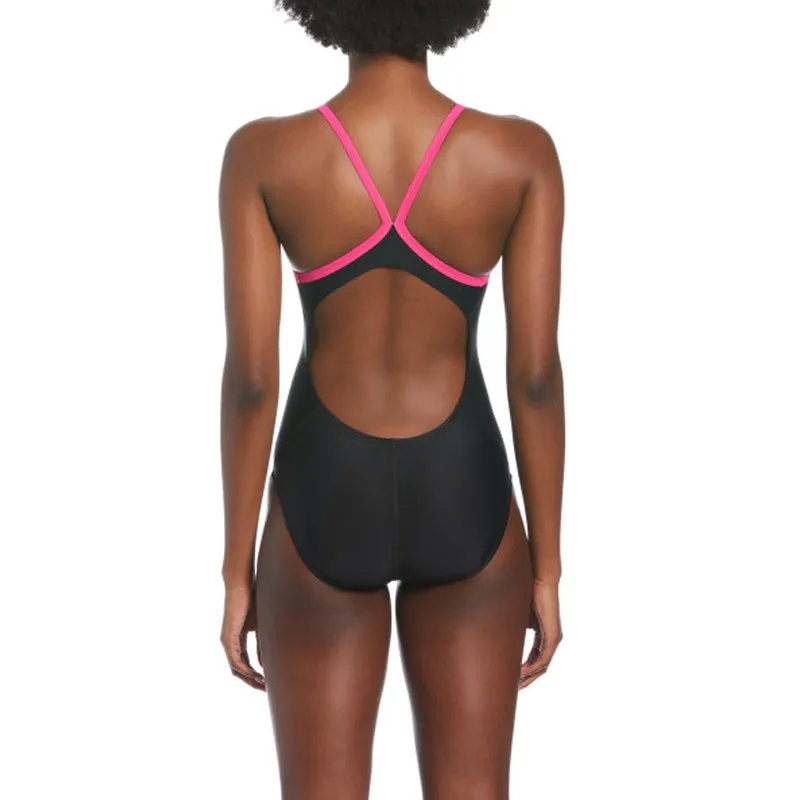 Nike - Swim Women's Solid Racerback One Piece (Pink Prime)