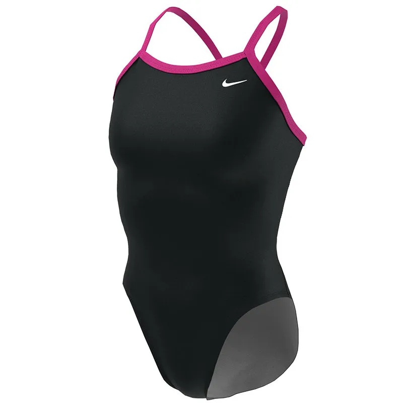 Nike - Swim Women's Solid Racerback One Piece (Pink Prime)