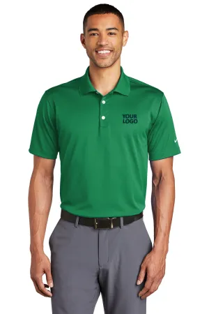 Nike Tech Basic Dri-FIT Custom Polos, Lucky Green