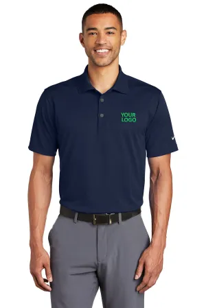 Nike Tech Basic Dri-FIT Custom Polos, Midnight Navy