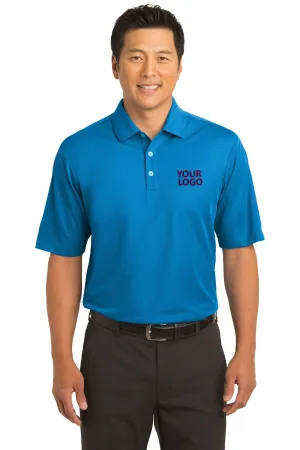 Nike Tech Sport Dri-FIT Customized Polos, Pacific Blue