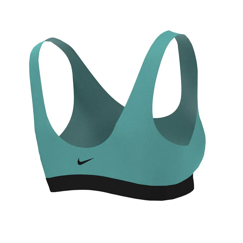 Nike - Women's Multi Logo Scoop Neck Bikini Top (Washed Teal)