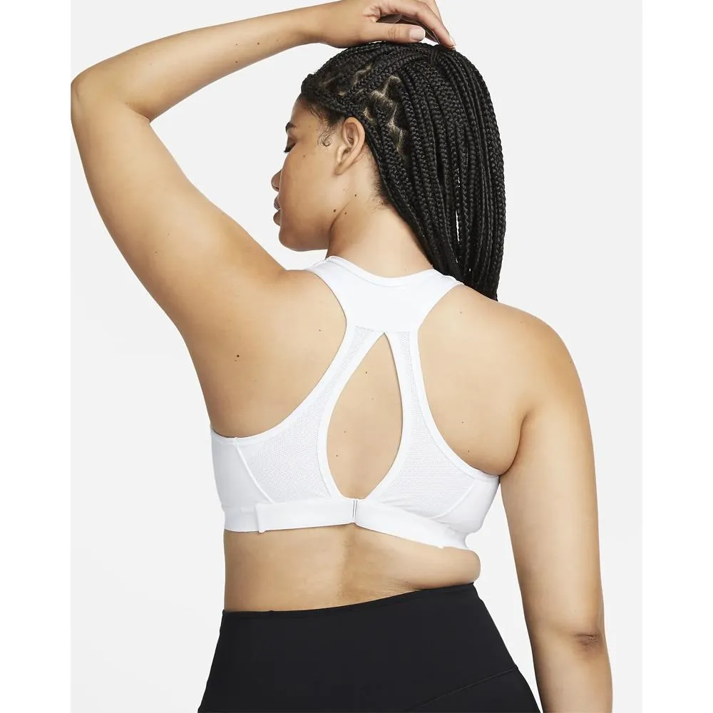 Nike Women's Swoosh High Support Sports Bra - White