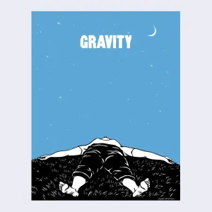 Nikki McClure - Gravity Print (11" x 14")