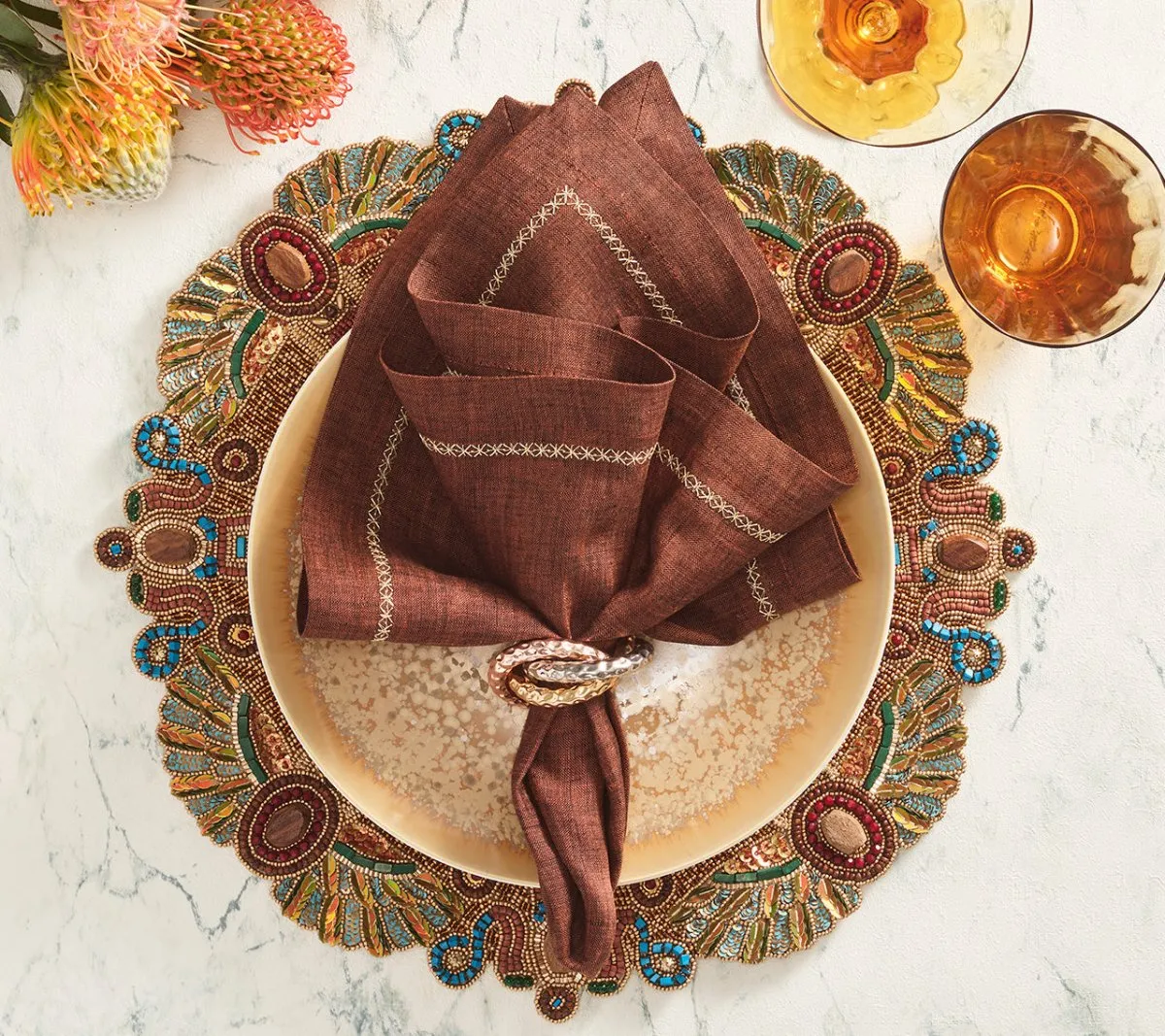 Nile Placemat in Multi, Set of 2