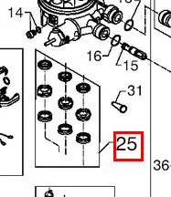 Nilfisk-ALTO KEW Dynamic Pressure Washer Sealing System Repair Kit