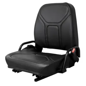 Nissan Forklift Static Seat - Grand LX with Seat Belt (no OPS Switch) P/N: 8700091H00