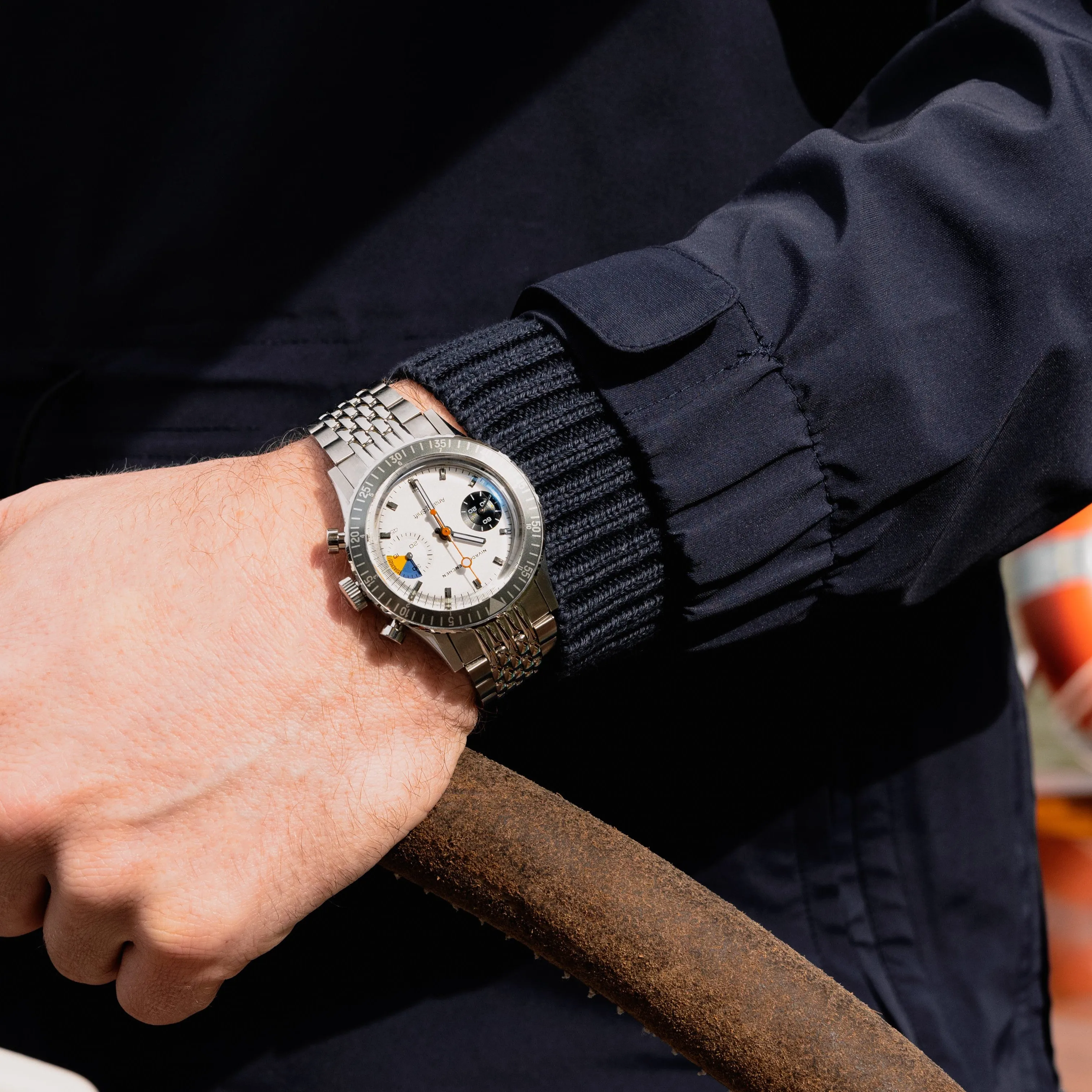 Nivada Grenchen X Analog:Shift Chronomaster 'Big Eye' Yachting Limited Edition