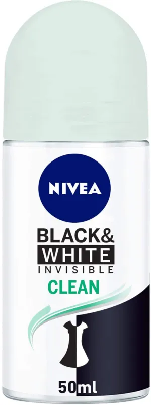 Nivea Black and White Invisible Clean Antiperspirant for Women Roll-on