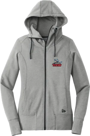 NJ Titans New Era Ladies Tri-Blend Fleece Full-Zip Hoodie