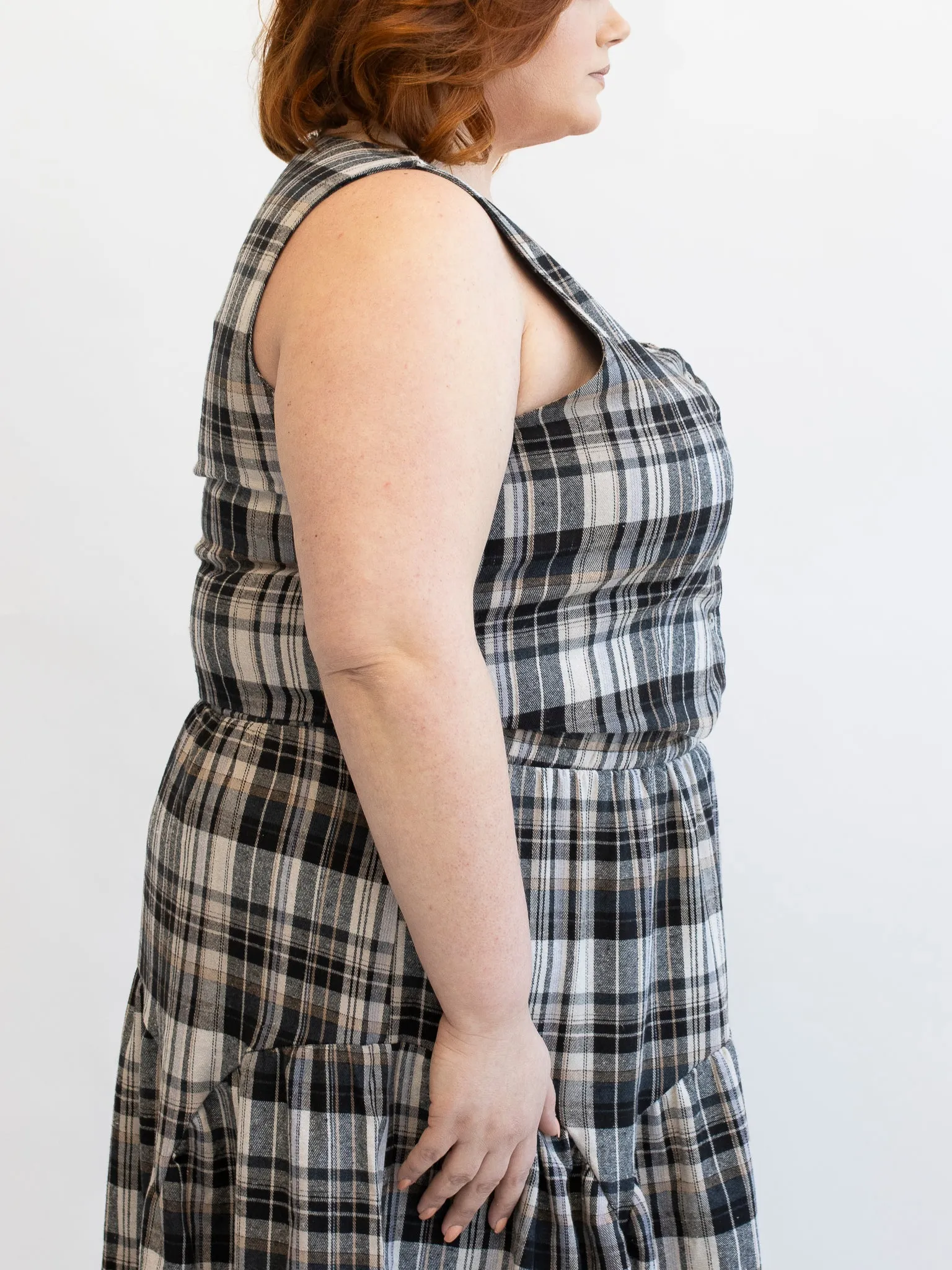 NLT - Black Plaid Vest