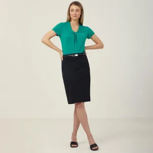 NNT Uniforms P/V Stretch Twill Mid Length Pencil Skirt (CAT29W)