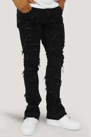 No Trace Stacked Denim (Black)