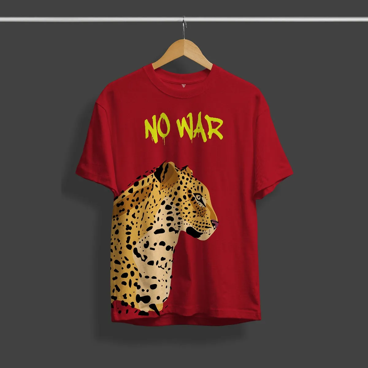 No War Tiger Graphic Printed T-Shirt